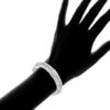 NATALIA DRAKE 1/4 Cttw Diamond Engraved Cuff Bracelet 7 Inch