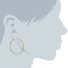 Anne Klein Classics Gold-Tone Thin Hoop Earrings