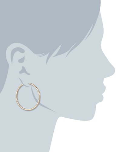 Anne Klein Classics Gold-Tone Thin Hoop Earrings