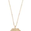 gorjana Women's Mosaic Coin Pendant Adjustable Necklace
