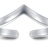 Silver Toe Ring Hawaiian Adjustable Band Ring