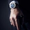 Agelocer Men's Watch Swarovski Crystal Automatic Moon Phase