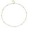 Choker Necklace,18k Gold Satellite Chain