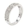 Sterling Silver Diamond Band Ring