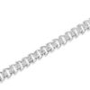 Tennis Bracelet Diamond Miracle-Set Double Swoosh Wave Style