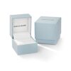 14K White Gold Moissanite Engagement Ring - A Shimmering Promise of Forever