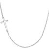 XOYOYZU Tiny Cross Pendant Necklace for Women