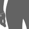 Silver-Tone Aquarius II Expandable Wire Bangle Bracelet