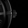 Stuhrling Original Black PVD Mens Minimalist Vintage Watch with Leather Strap