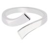 Jewelryweb Sterling Silver Adjustable Polished Bypass Toe-Ring