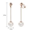 Yoursfs Long Bar Clip-ons Earrings for Women