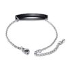 Black Ion Nameplate ID Bar Bracelets