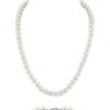 The Pearl Source 7-8mm AAA Quality Round White Freshwater