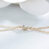 Crystal Bikini Body Chain Bra Gold Body Jewelry