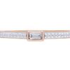 Diamond 10K Solid Gold Engagement Wedding Stackable Band Ring