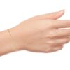 Nuragold 14k Yellow Gold 4mm Solid Chain Bracelet