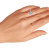 Simple 1.25CT 6 Prong Brilliant Cut AAA CZ Solitaire Engagement Ring