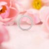 Size 9 Pavé-Set Cubic Zirconia Eternity Band Anniversary Ring