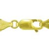 10k Yellow Gold 7mm Solid Cuban Curb Link Chain Bracelet