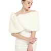 Faux Fur Wrap Shawl Women’s Shrug Bridal Stole