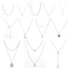 12 Pcs Dainty Choker Necklace for Women