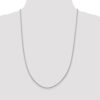 Sterling Silver 2mm Link Anchor Pendant Charm Necklace Chain