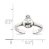 Shine Your Toes with Elegance: 925 Sterling Silver Ladybug Toe Ring