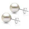 14K Yellow Gold 7-7.5mm Freshwater Cultured White Pearl
