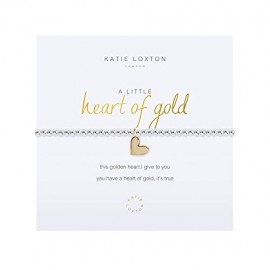 Katie Loxton A Little Heart of Gold Silver Women's