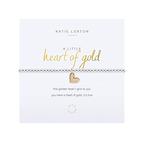 Katie Loxton A Little Heart of Gold Silver Women's