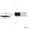 Black Ion Nameplate ID Bar Bracelets