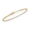 14kt Yellow Gold Diamond Tennis Bracelet Ross-Simons