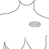 Bling Jewelry Large Crystal Fashion Art Deco