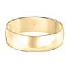 Men's 10K Yellow Gold 6MM Classic Plain Simple Wedding Band