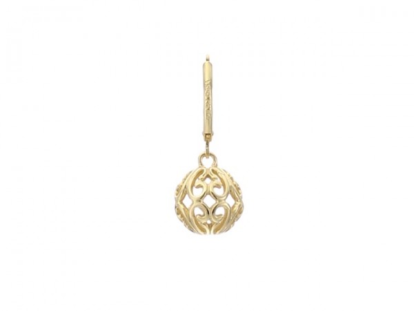 18k Yellow Gold Plated Sterling Silver Dangle Earrings