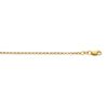 10k Yellow Gold 2.30mm Sparkle Cut Rolo Chain