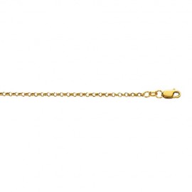 10k Yellow Gold 2.30mm Sparkle Cut Rolo Chain