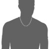 Silver Italian 6.80mm Solid Figaro Link-Chain Necklace