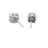 Timeless Elegance: Platinum Plated Swarovski Zirconia Stud Earrings ?✨