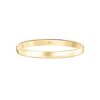 10K Yellow Gold 2MM Classic Plain Simple Wedding Band