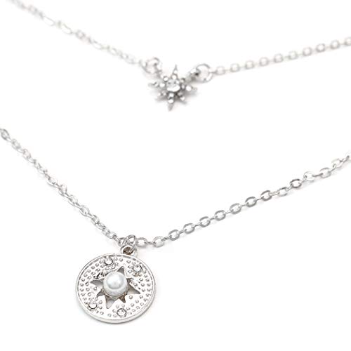 Victray Boho Star Necklace Coin Neck Chain