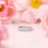 Size 9 Pavé-Set Cubic Zirconia Eternity Band Anniversary Ring