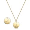 14K Gold Plated Letter Necklace Chain Pendant Enhancers