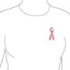 Bling Jewelry Pink Ribbon Breast Cancer Survivor Pink Brooch
