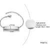 Free Engraving Simple Medical Alert Stainless Steel Thin Chain
