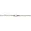 Rolo Chain Ankle Bracelet 10 Inch Lobster Claw