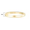 10K Yellow Gold 2MM Classic Plain Simple Wedding Band
