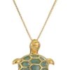 18k Yellow Gold Plated Sterling Silver Genuine Green Jade