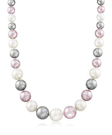 Ross-Simons 8-16mm Tri-Colored Shell Pearl Necklace