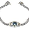 John Medeiros Lovely Nouveau Collection Aqua Cubic-Zirconia